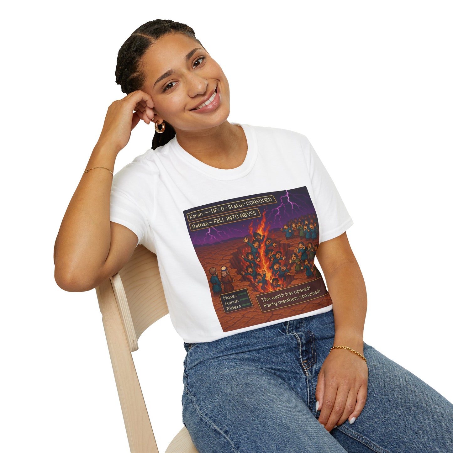 The Earth Has Opened! Retro RPG T-Shirt – Numbers 16 Edition
