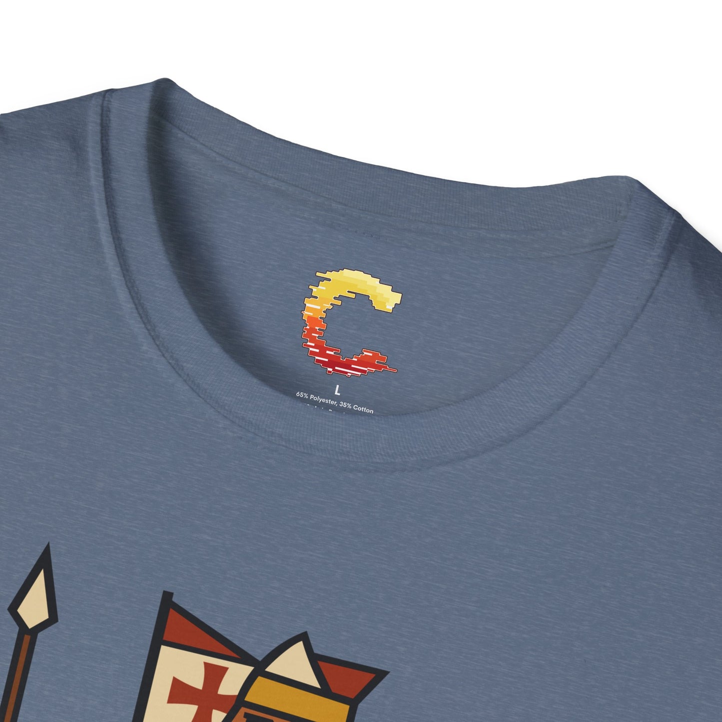 Crusader King Tee – Playing Card Warrior of Faith - Medieval Graphic Tee