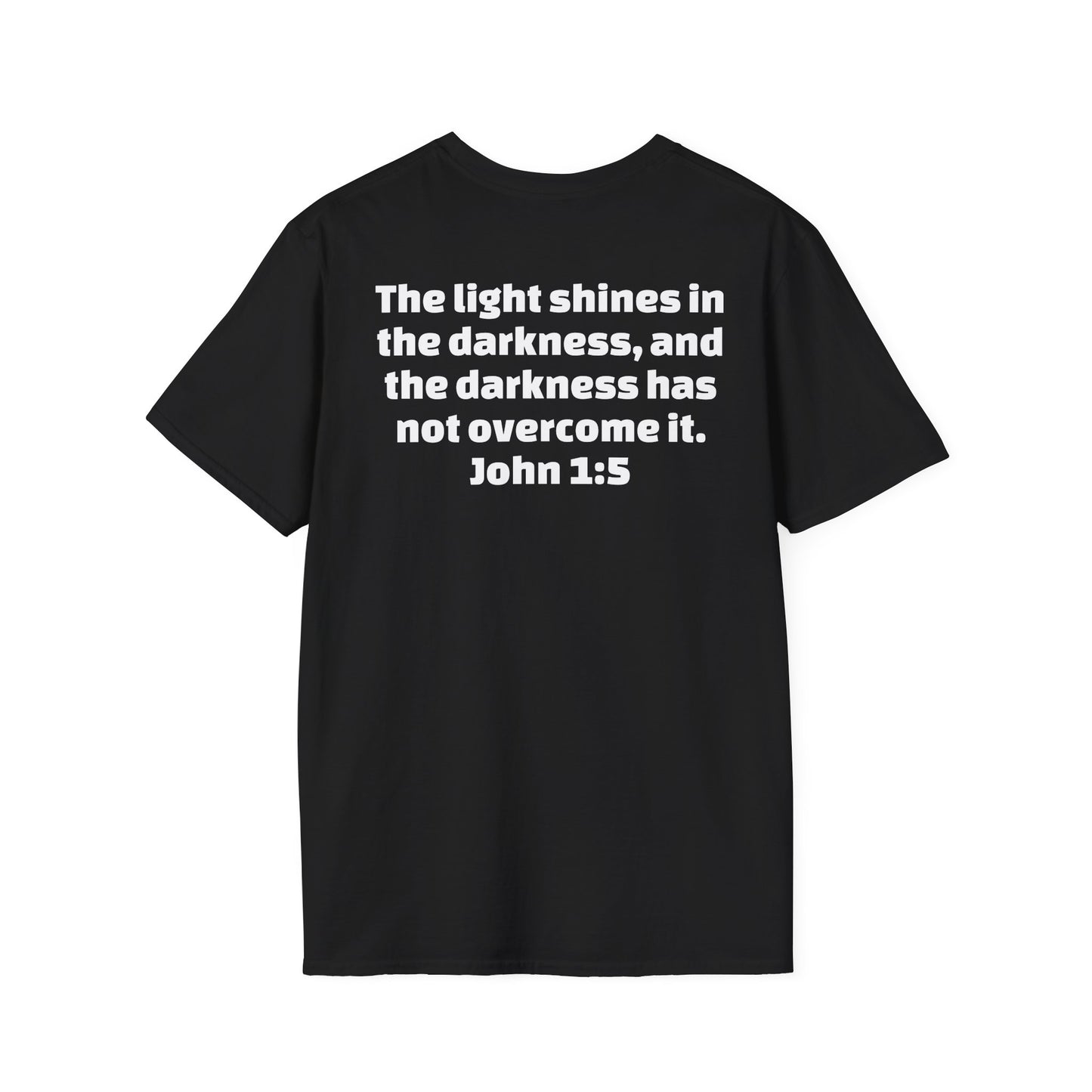 Chains Fall in the Light – John 1:5 Tee