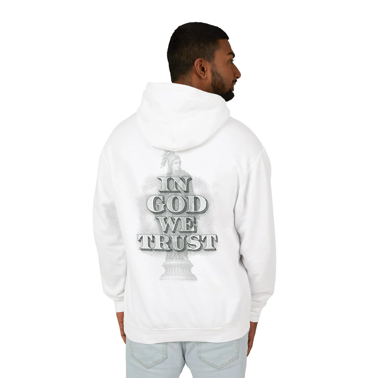 In God We Trust Unisex Christian Faith Graphic Hoodie - Ctrl Alt Believe