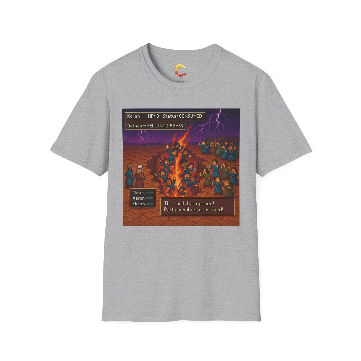 The Earth Has Opened! Retro RPG Tee – Numbers 16 Edition