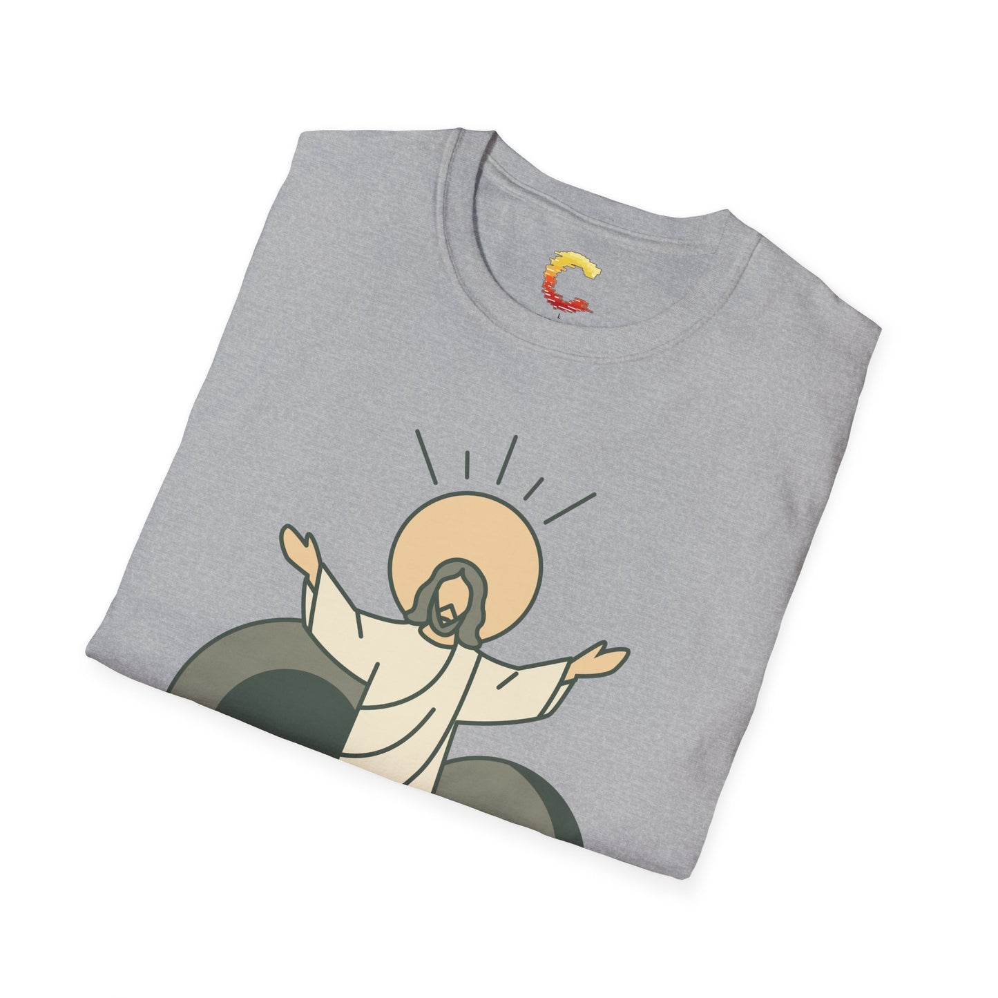 Minimalist Resurrection of Christ Illustration