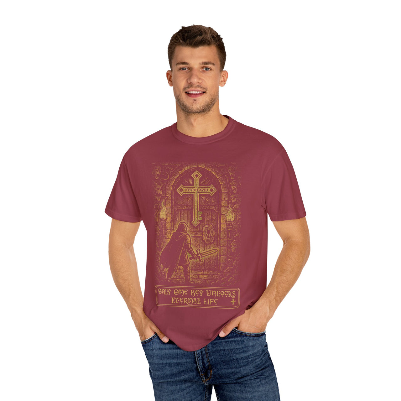 Key of David Eternal Unlock Christian Graphic Tee