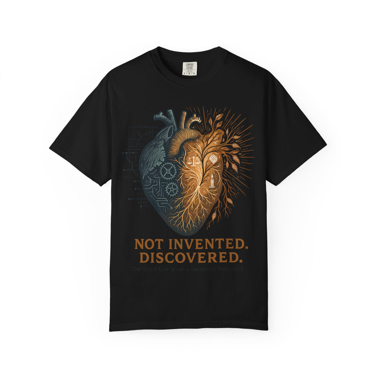 Not Invented Discovered Christian Faith Graphic Tee