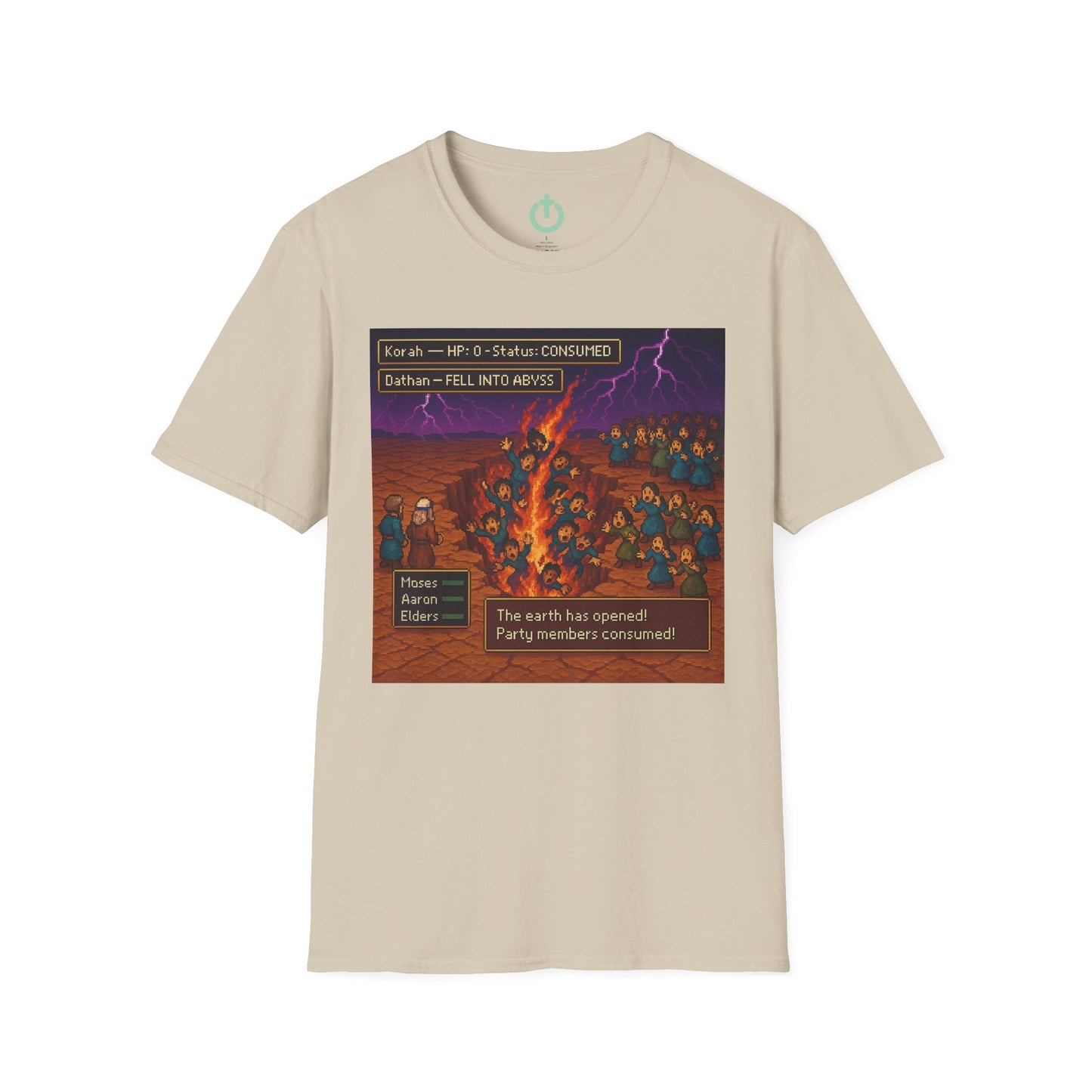 The Earth Has Opened! Retro RPG T-Shirt – Numbers 16 Edition