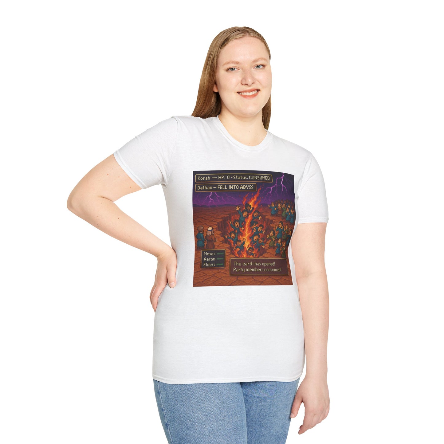 The Earth Has Opened! Retro RPG T-Shirt – Numbers 16 Edition