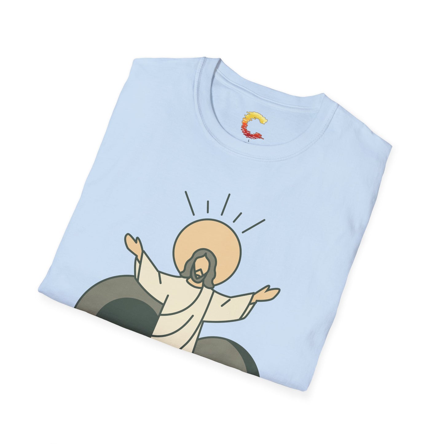 Minimalist Resurrection of Christ Illustration