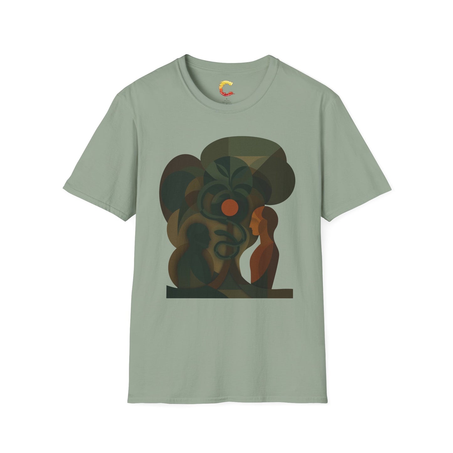 The Fall – Genesis 3 Abstract Tee | Christian Graphic Tee