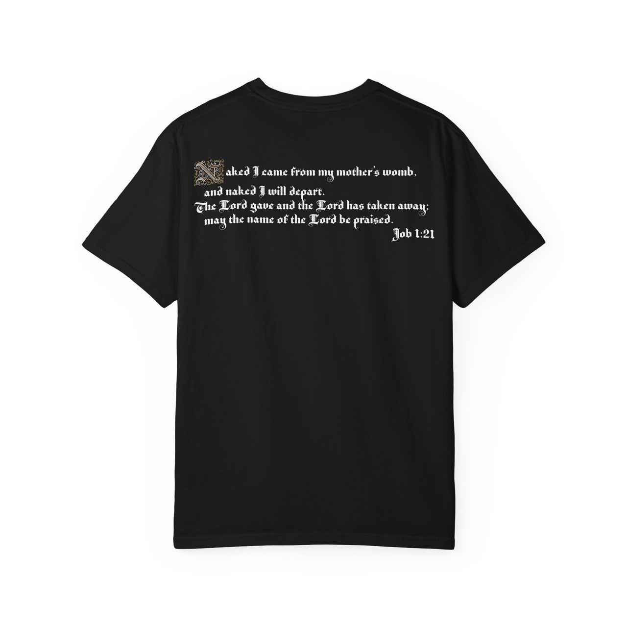 ASH AND FAITH - The Trial of Job Gothic-Inspired T-shirt