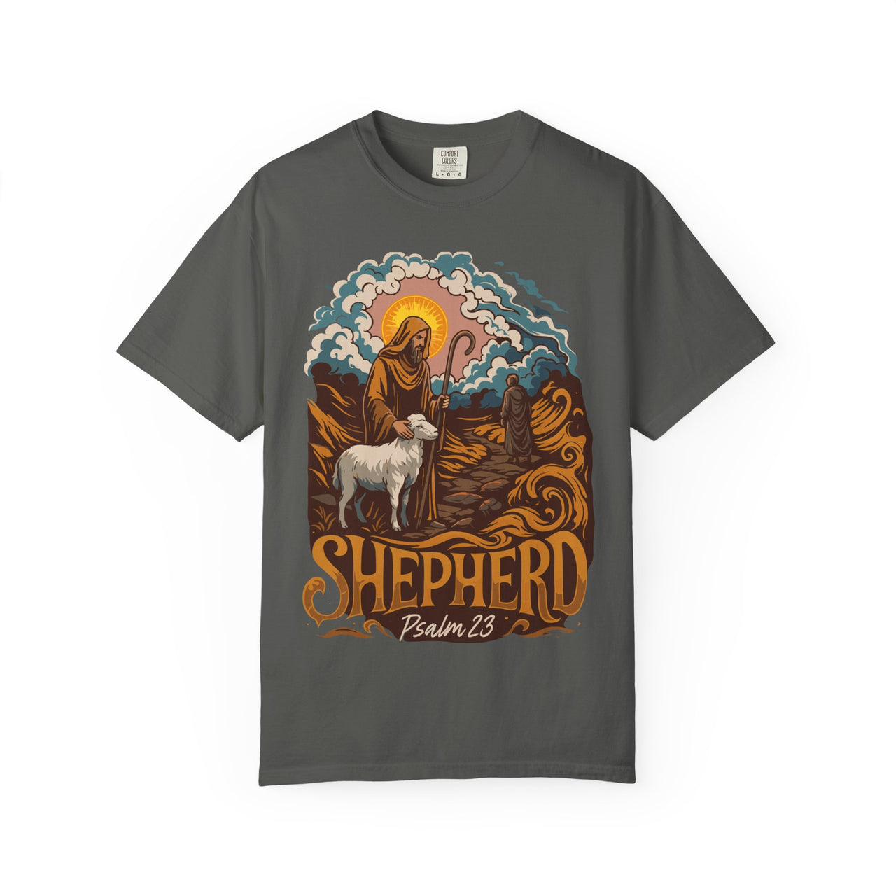 The Lord Is My Shepherd Psalm 23 Christian Faith Graphic T-Shirt Apparel