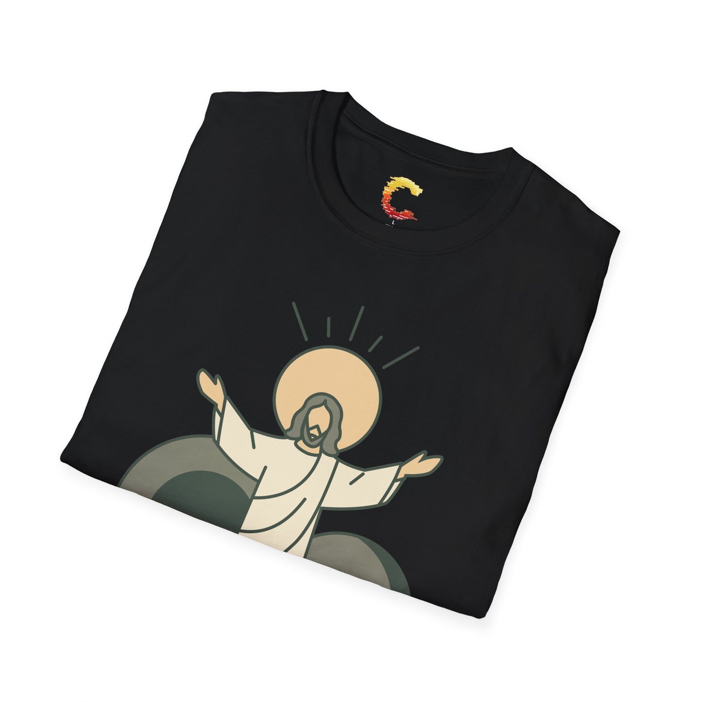 Minimalist Resurrection of Christ Illustration