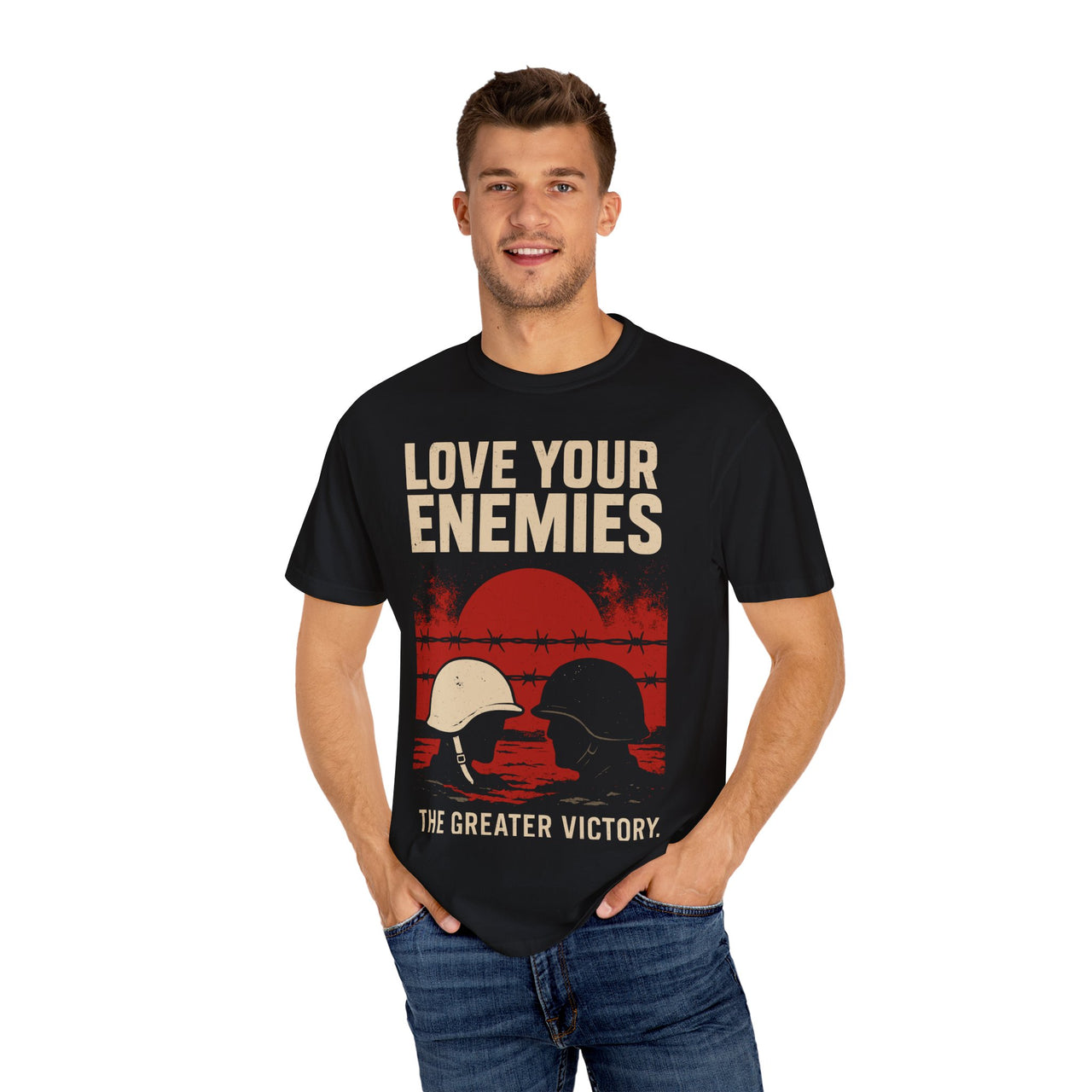 Love Your Enemies Matthew 5:44 Christian Command Tee