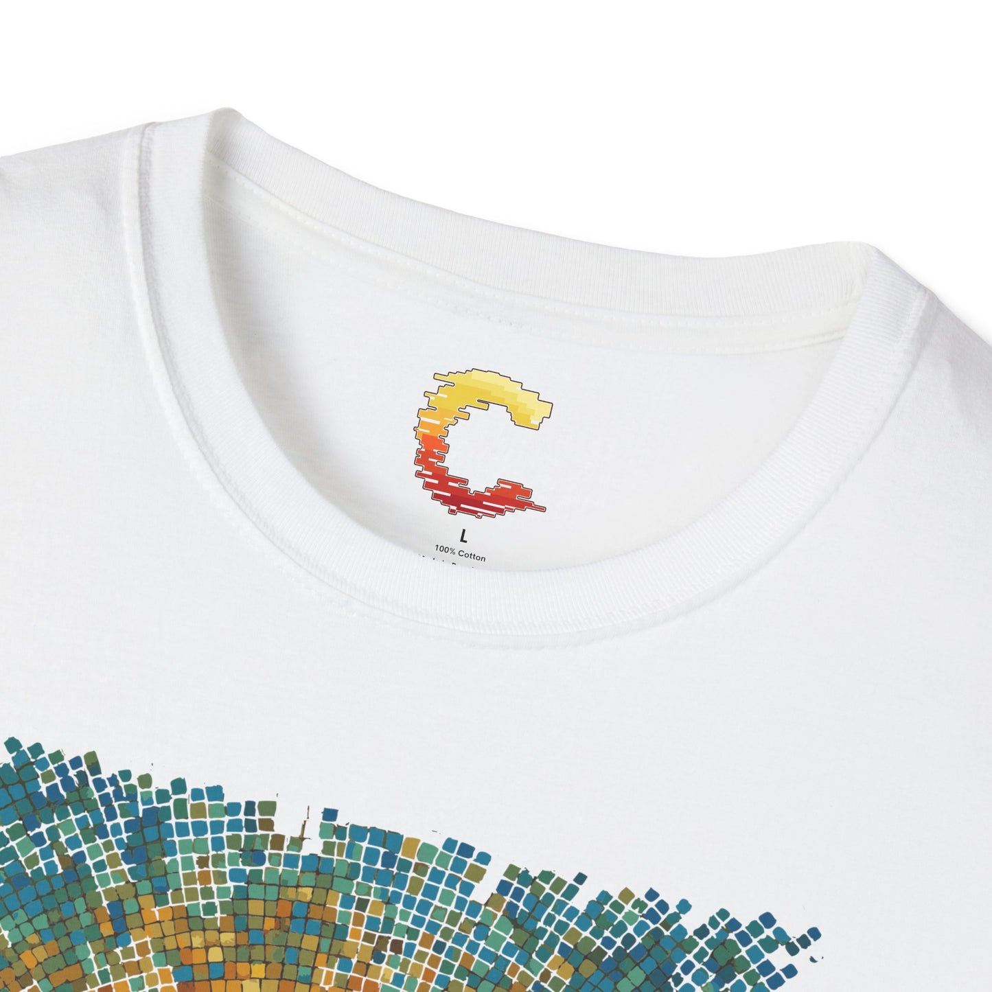 Jesus Mosaic Graphic T-Shirt | Christian Graphic Tee