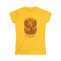 Phoenix Risen Women’s Easter Christian Graphic Tee - Ctrl Alt Believe