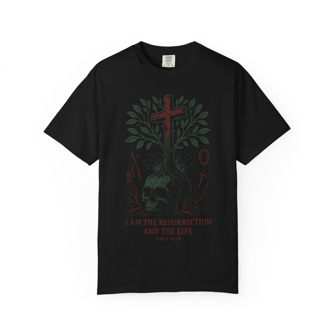 Gardeners Tomb Resurrection Roots Christian Tee