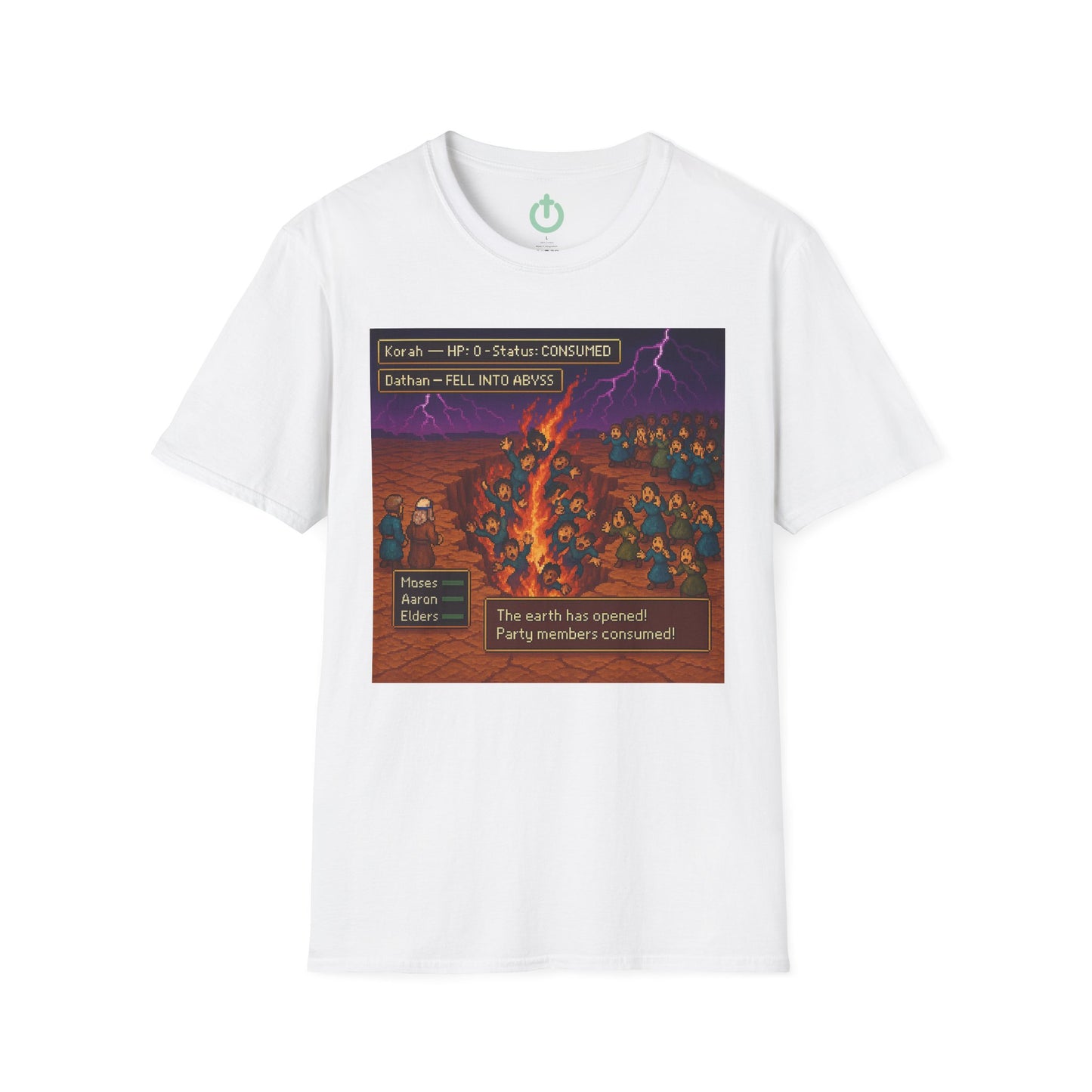 The Earth Has Opened! Retro RPG T-Shirt – Numbers 16 Edition