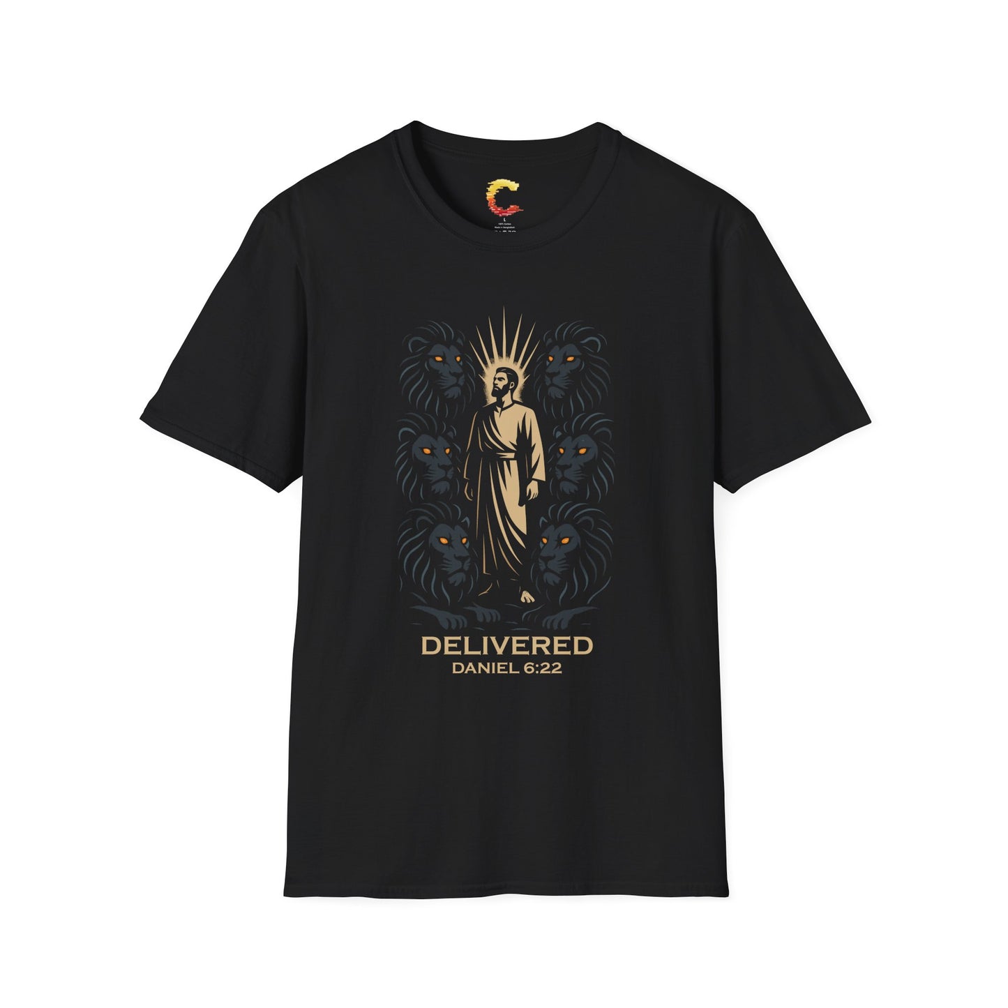 Delivered – Daniel in the Lion’s Den (Daniel 6:22) T-Shirt