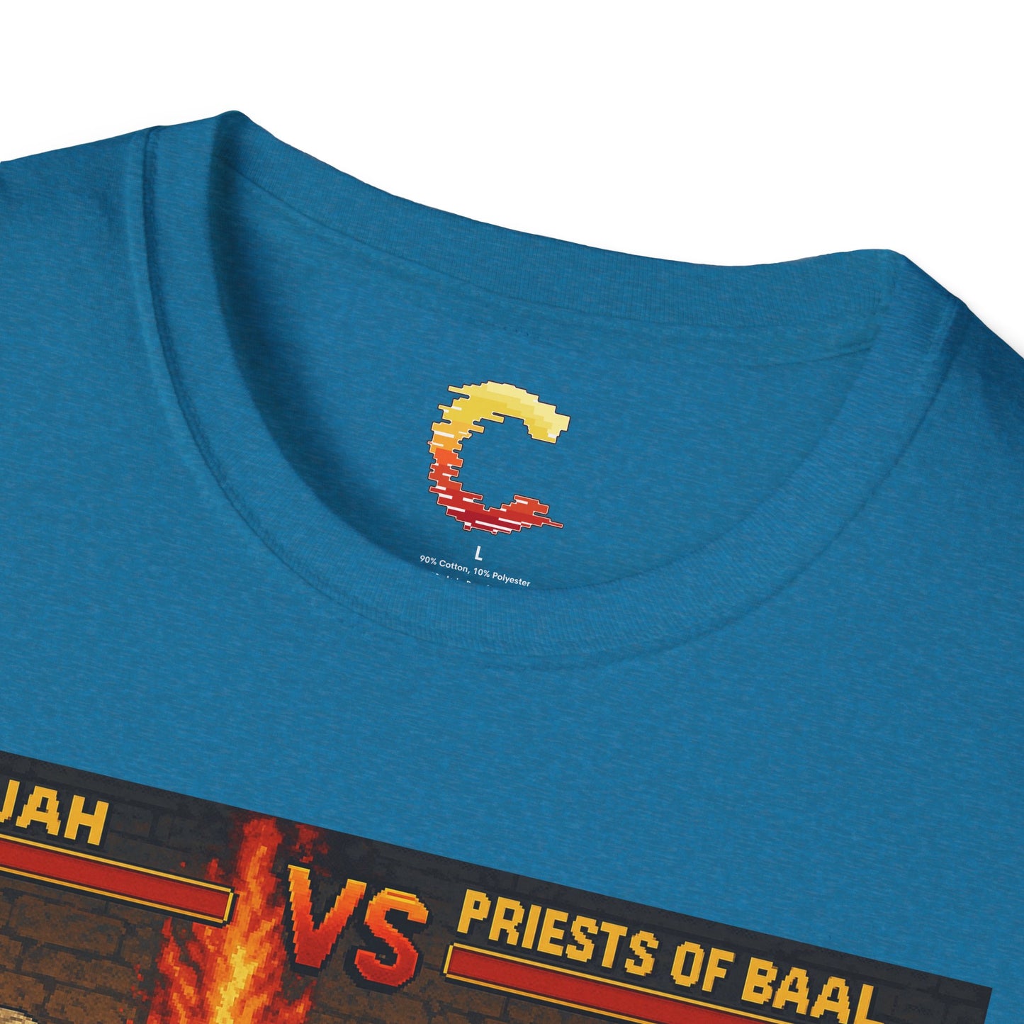 Elijah vs. Baal Fighters – Retro Showdown Tee