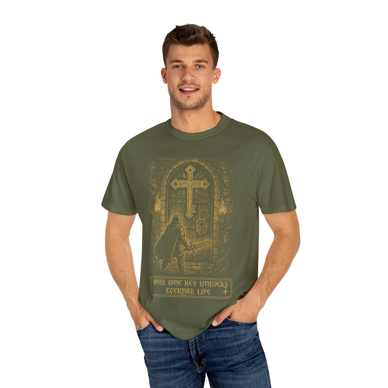 Key of David Eternal Unlock Christian Graphic Tee