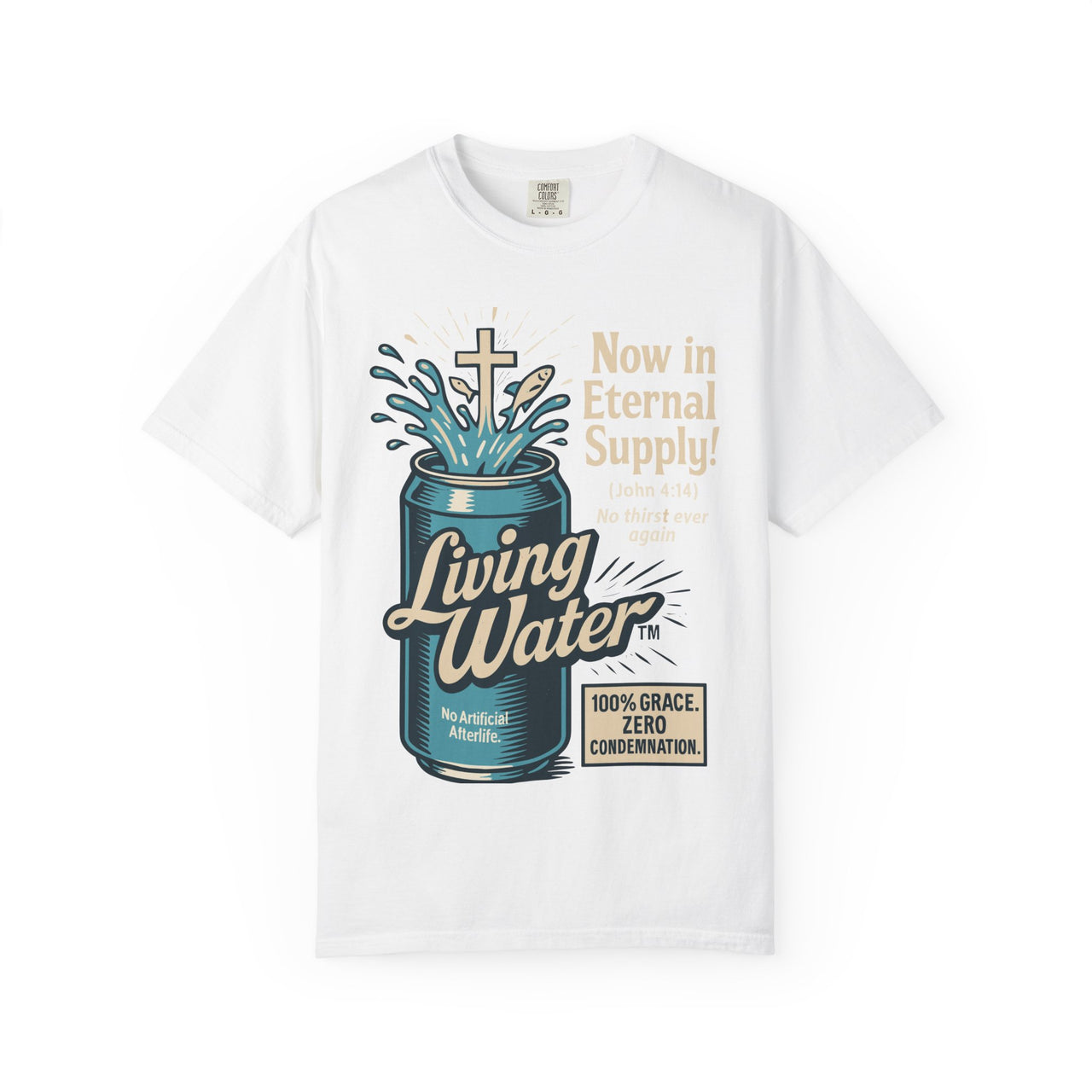 Living Water Eternal Supply Christian Graphic Tee