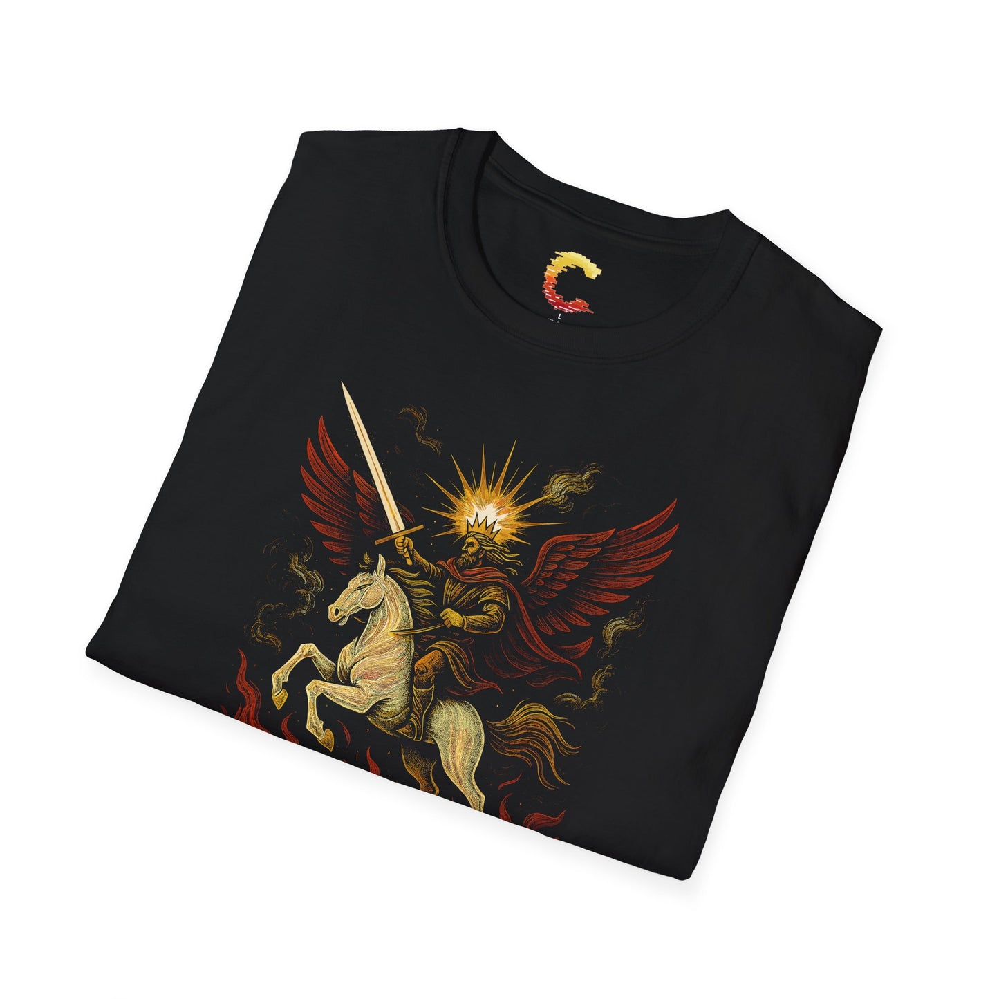 King of Kings – Rider on the White Horse (Revelation 19) Christian T-Shirt