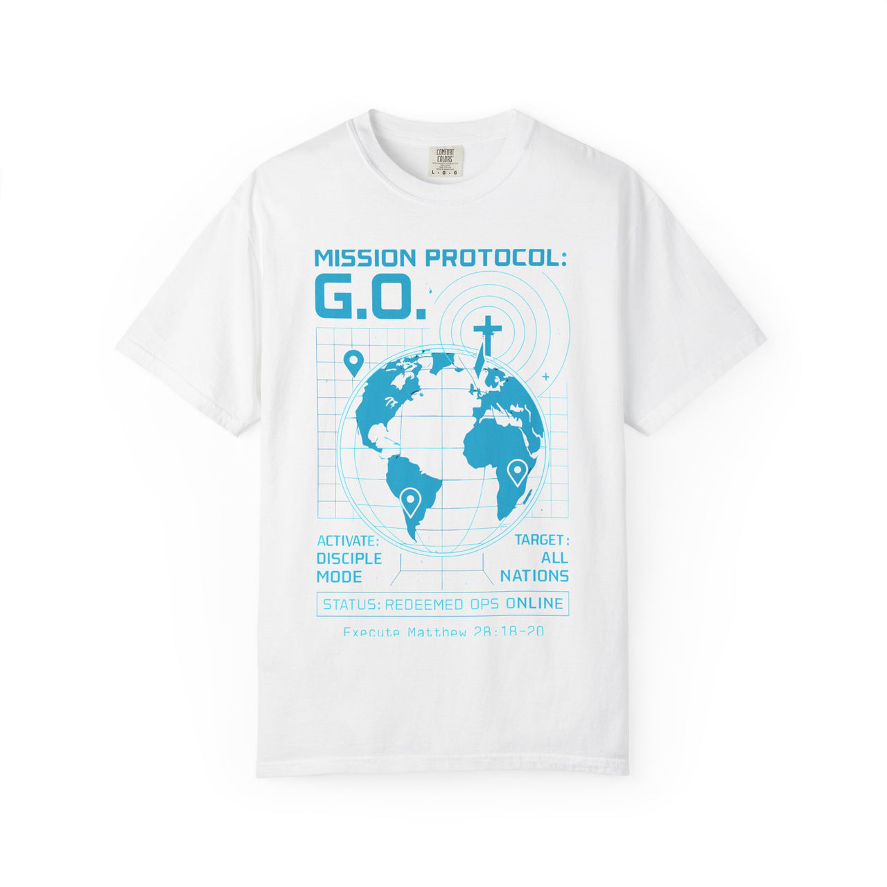 Mission Protocol GO Christian Graphic T-Shirt