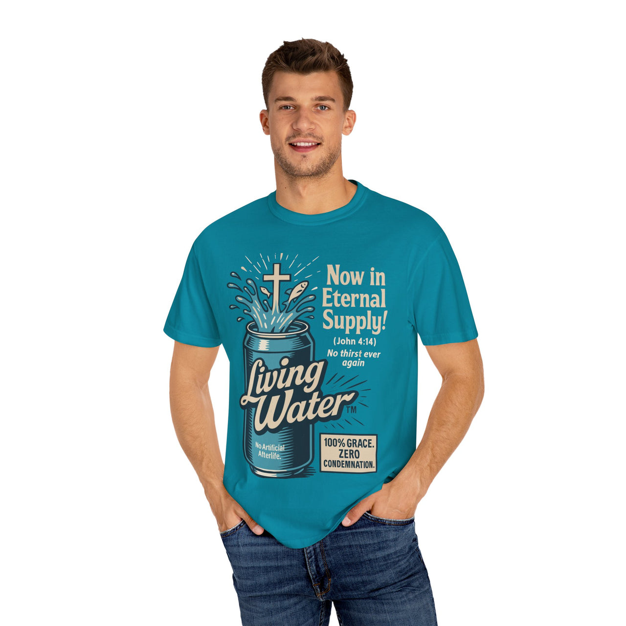 Living Water Eternal Supply Christian Graphic Tee