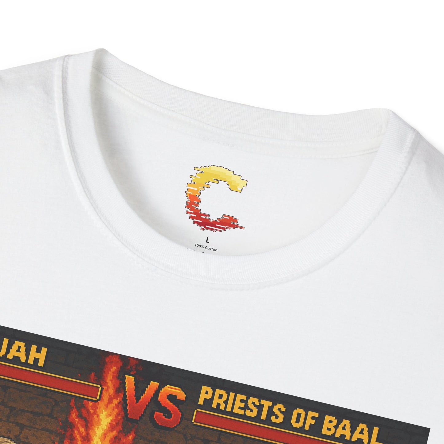 Elijah vs. Baal Fighters – Retro Showdown Tee