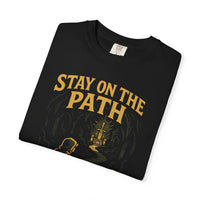 Stay on the Path Matthew 7 Dungeon Crawler Christian Tee