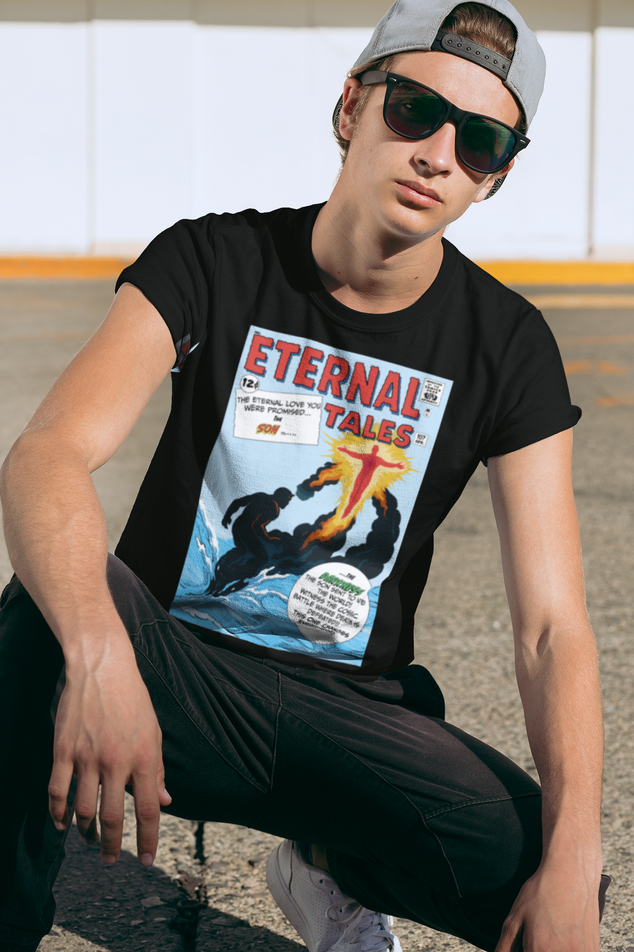 Eternal Tales: Light vs. Darkness Christian Tee