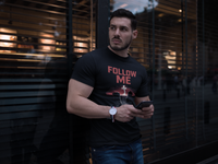 Follow Me Matthew 4:19 Christian Command Series Tee