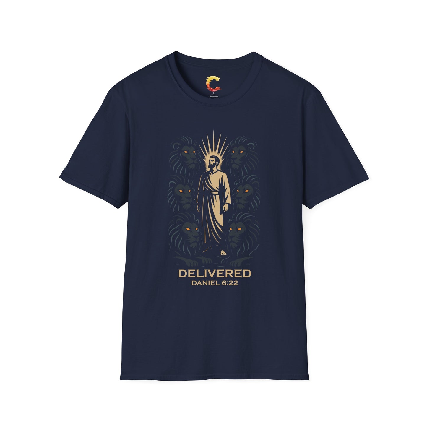 Delivered – Daniel in the Lion’s Den (Daniel 6:22) T-Shirt