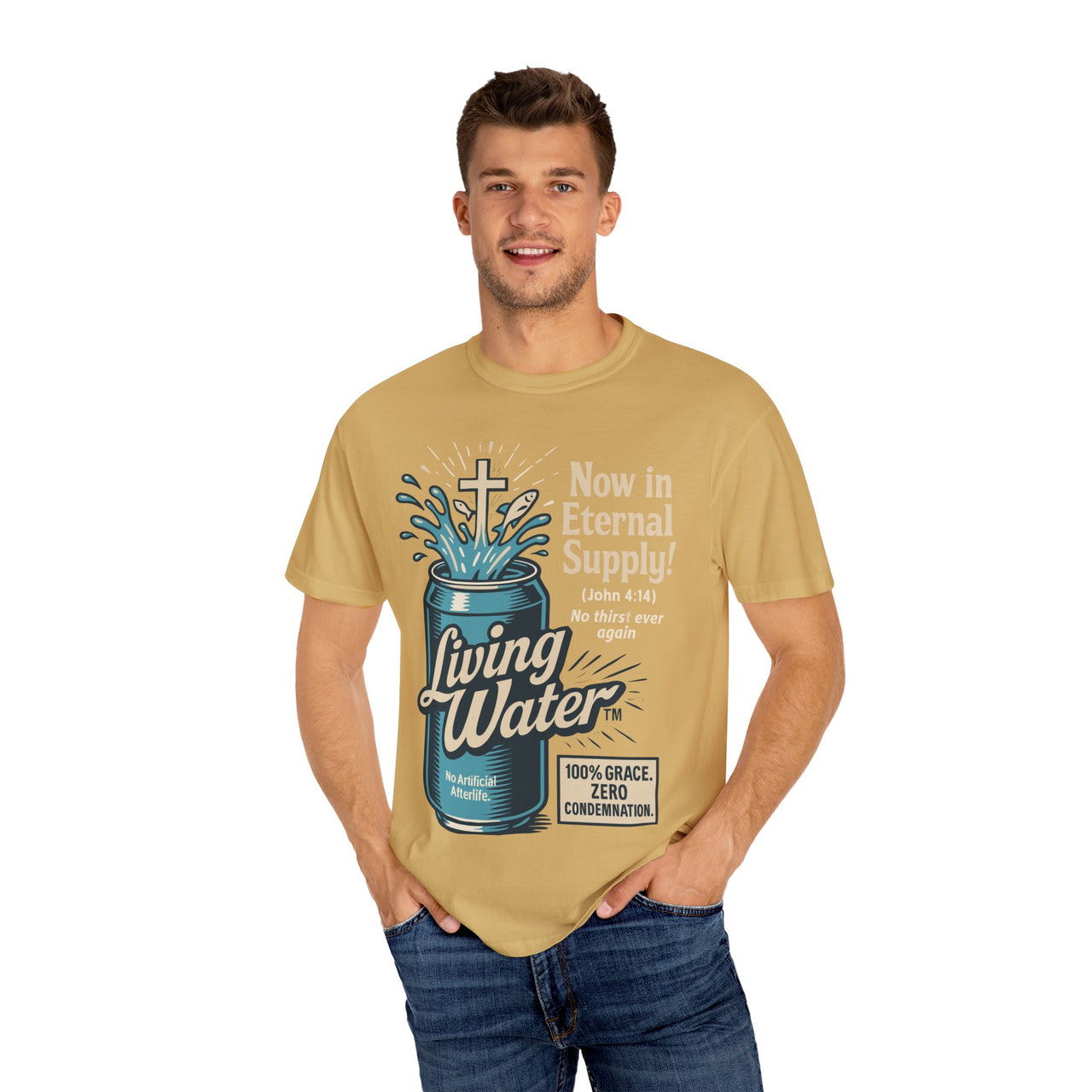 Living Water Eternal Supply Christian Graphic Tee