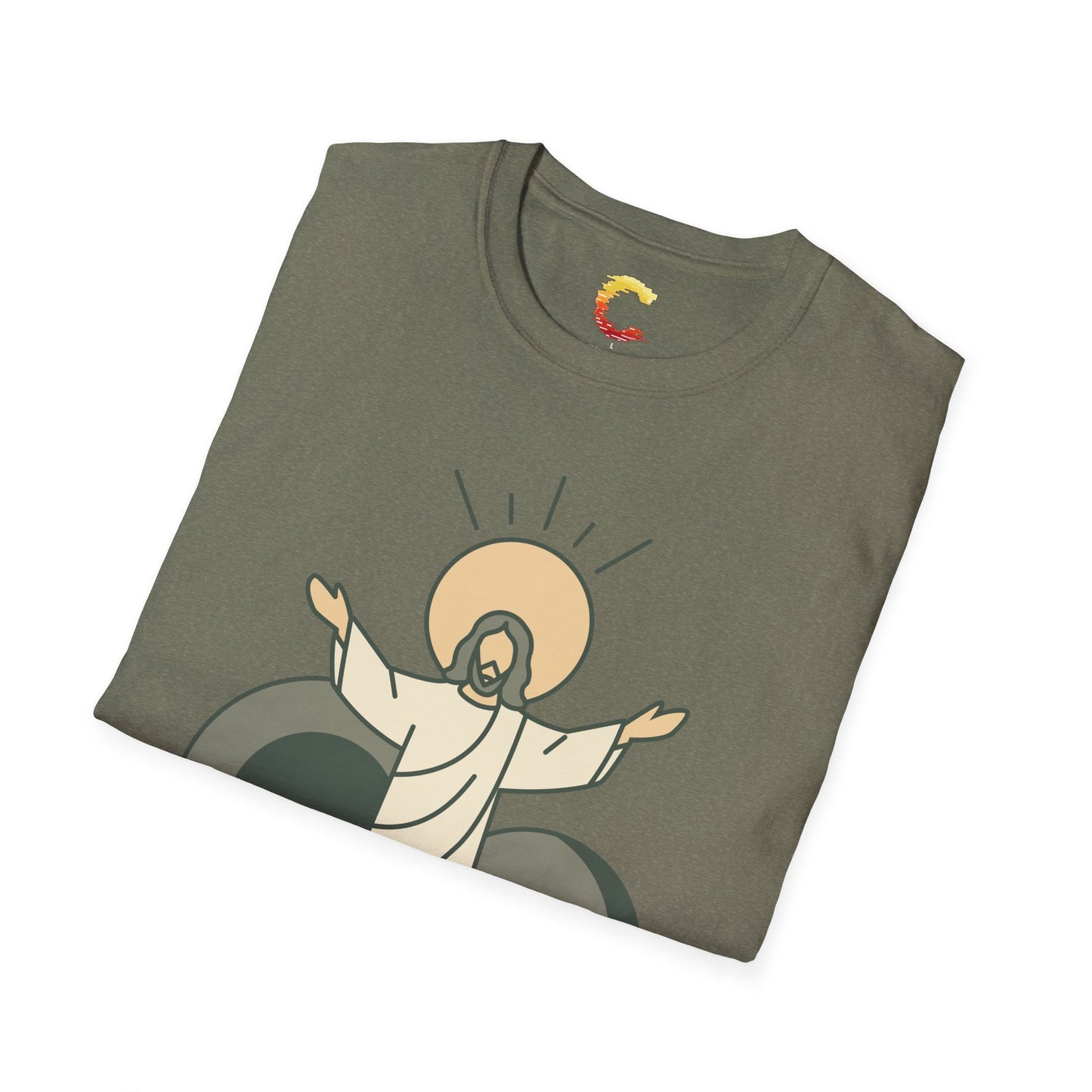 Minimalist Resurrection of Christ Illustration