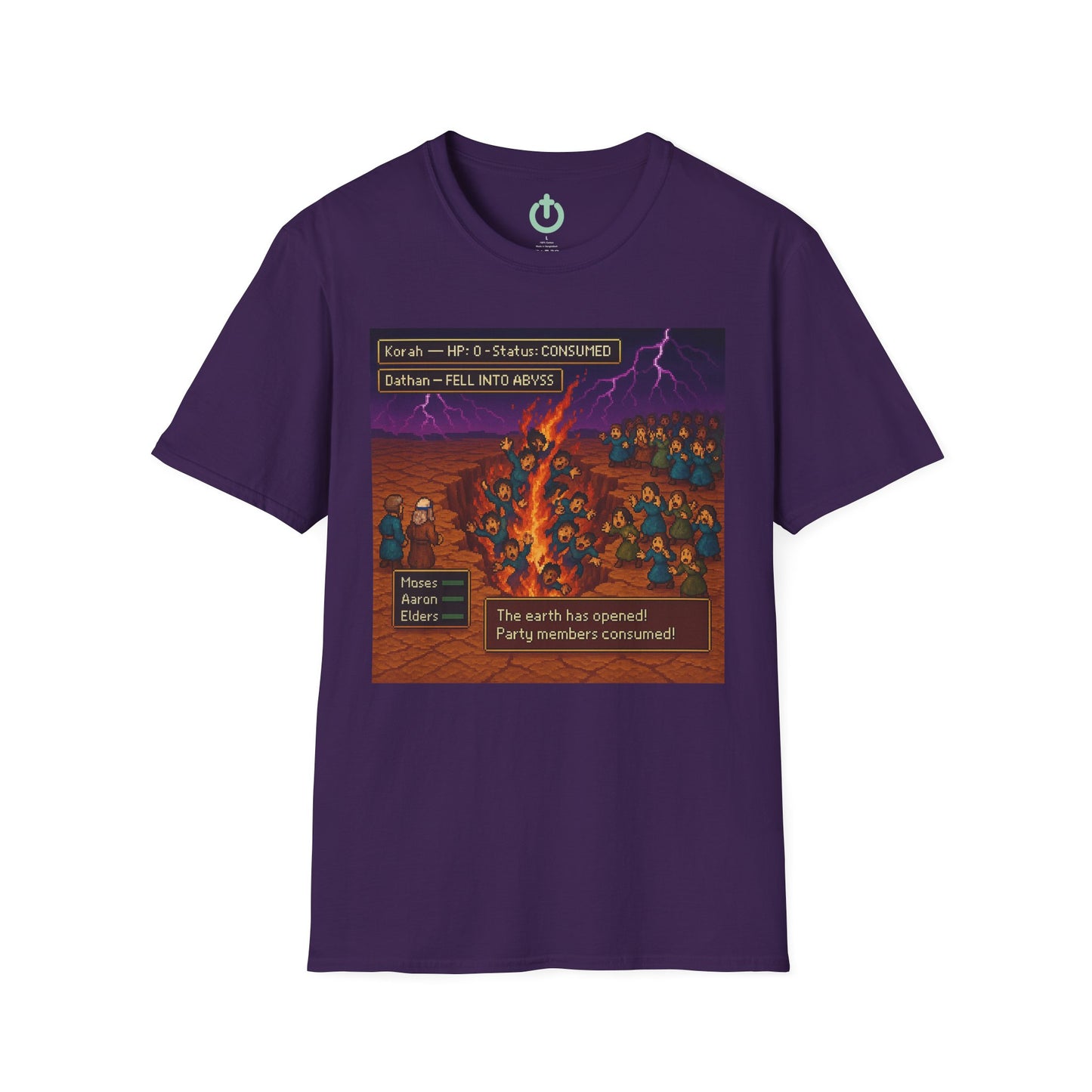 The Earth Has Opened! Retro RPG T-Shirt – Numbers 16 Edition