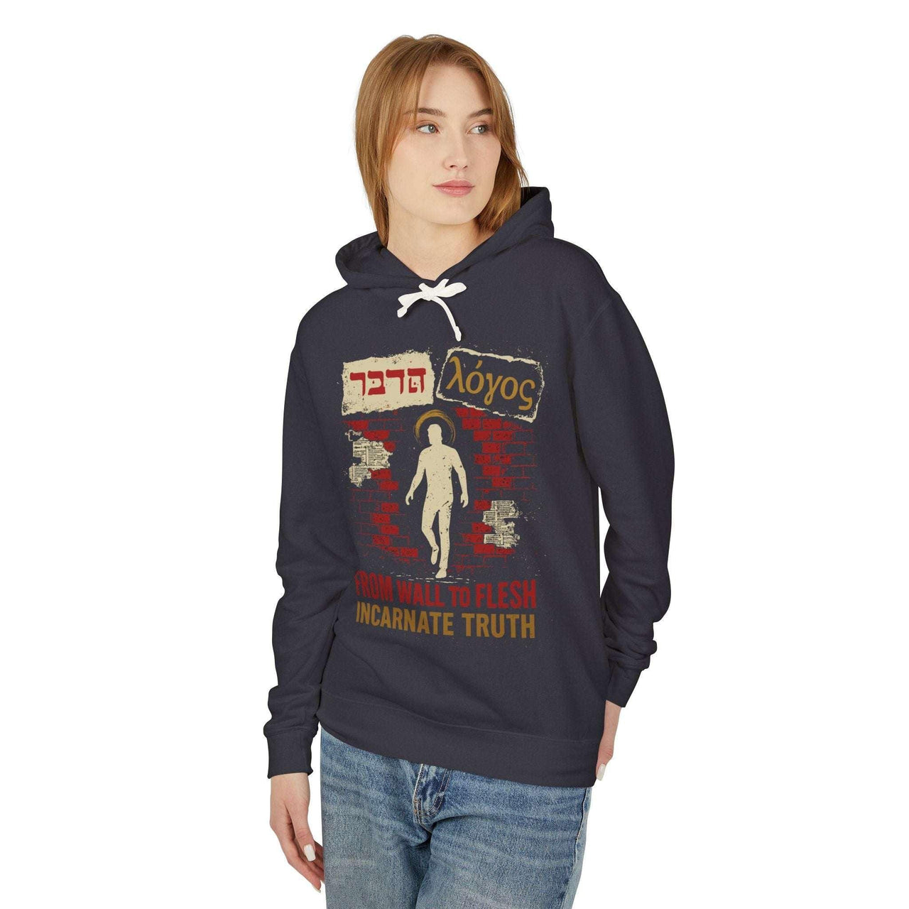 From Wall to Flesh Incarnate Truth Christian Hoodie - Ctrl Alt Believe