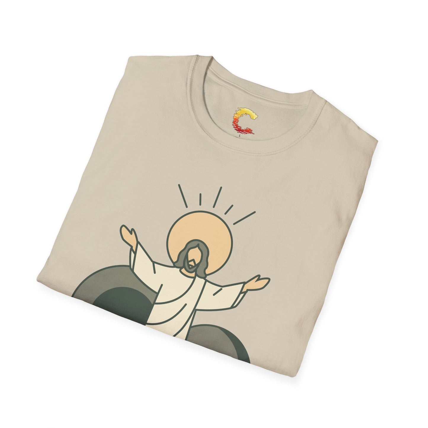 Minimalist Resurrection of Christ Illustration
