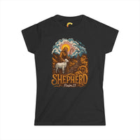 The Lord is My Shepherd Psalm 23 Women's Christian T-Shirt - Ctrl Alt Believe