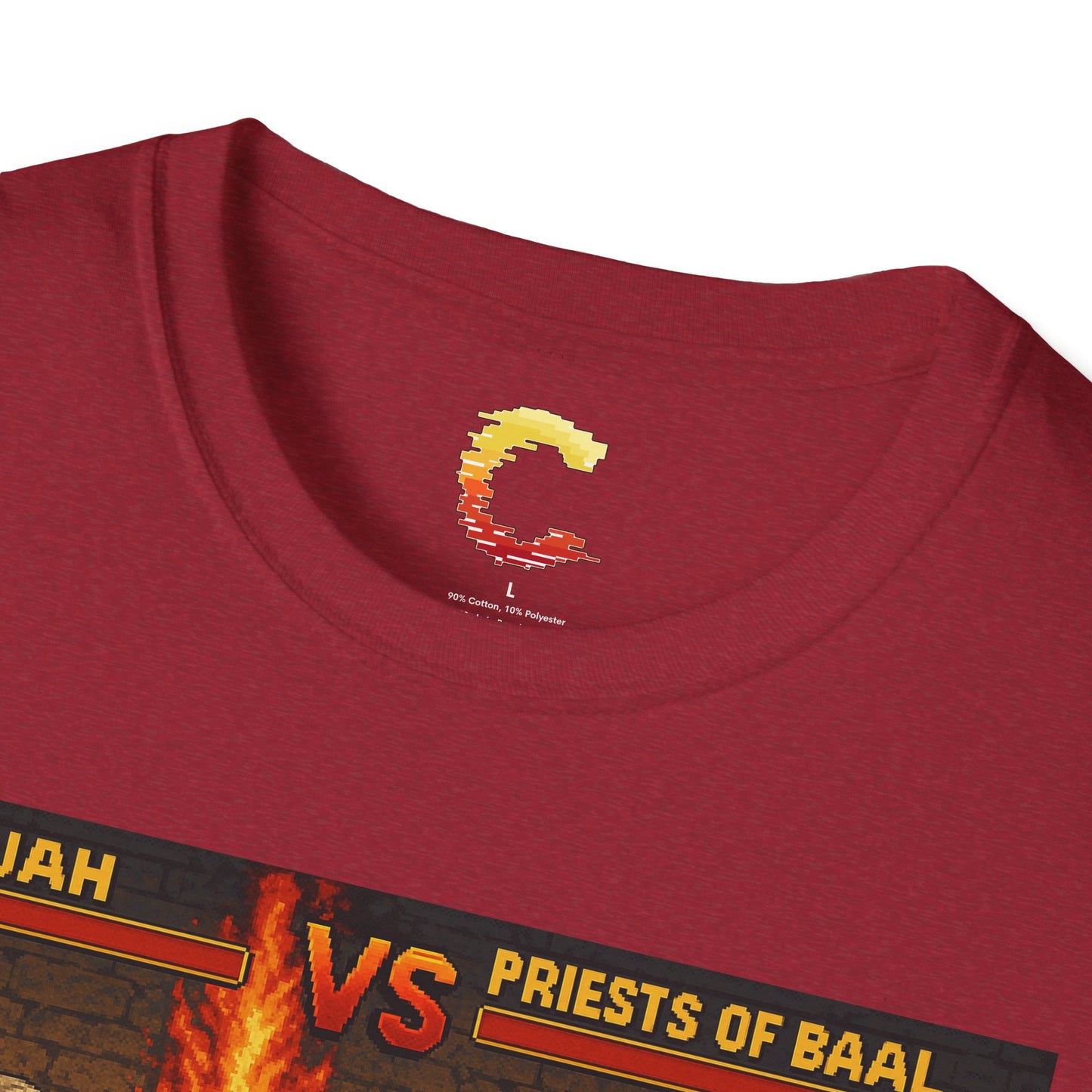 Elijah vs. Baal Fighters – Retro Showdown Tee
