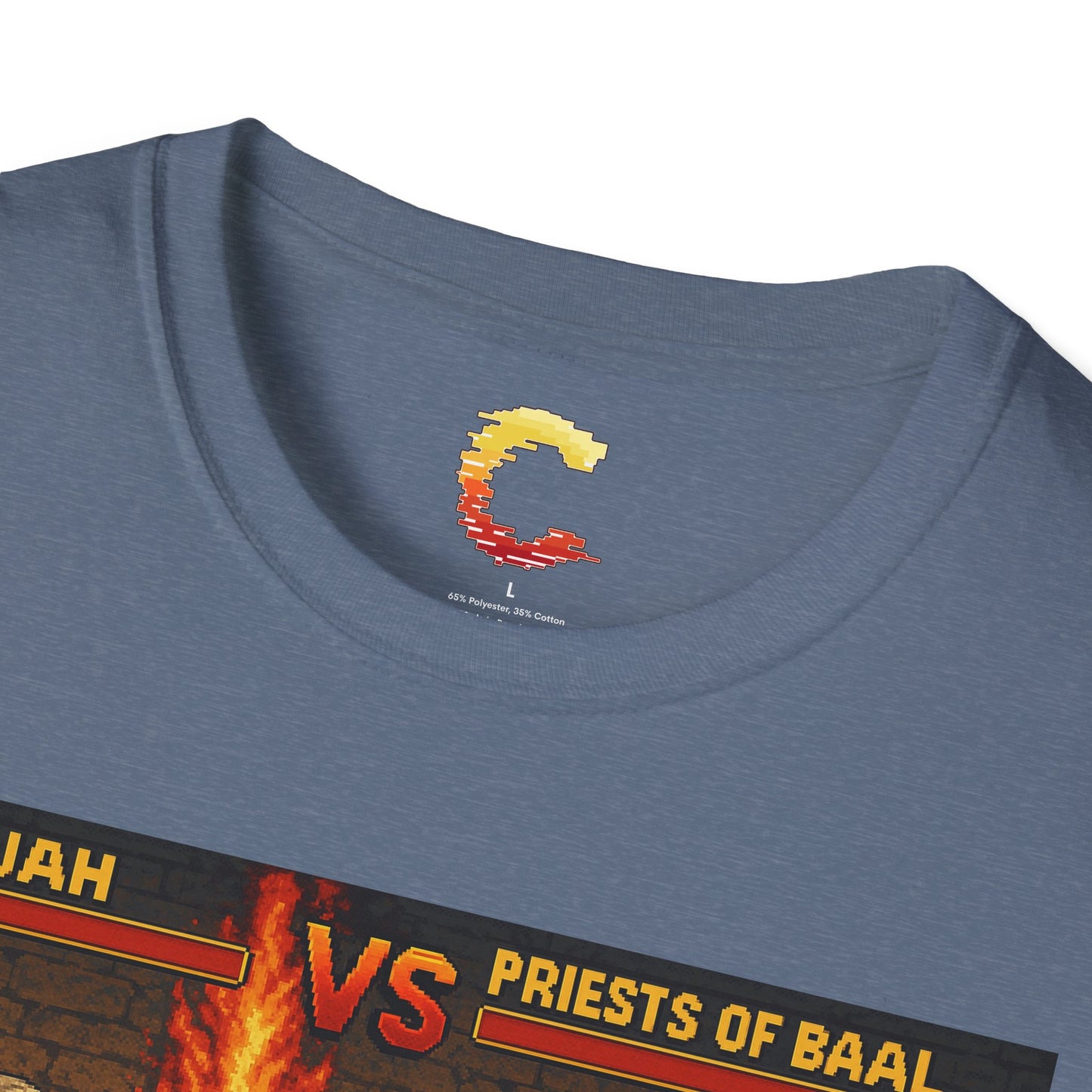 Elijah vs. Baal Fighters – Retro Showdown Tee