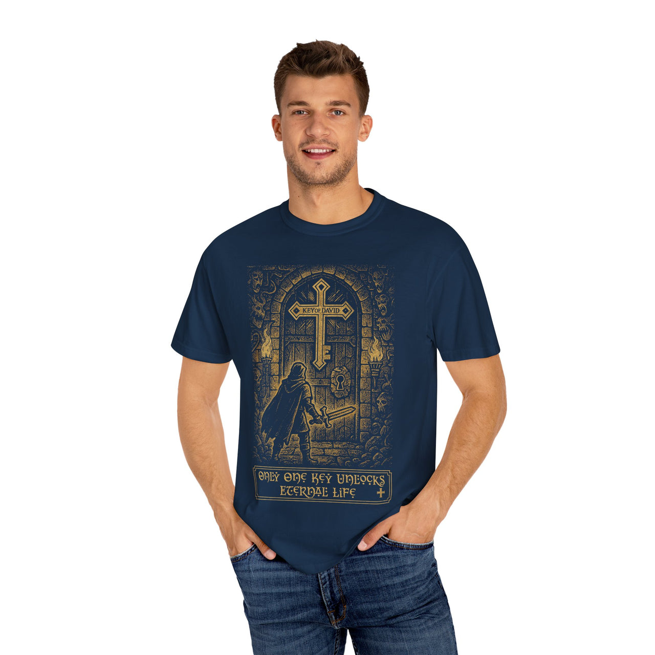 Key of David Eternal Unlock Christian Graphic Tee