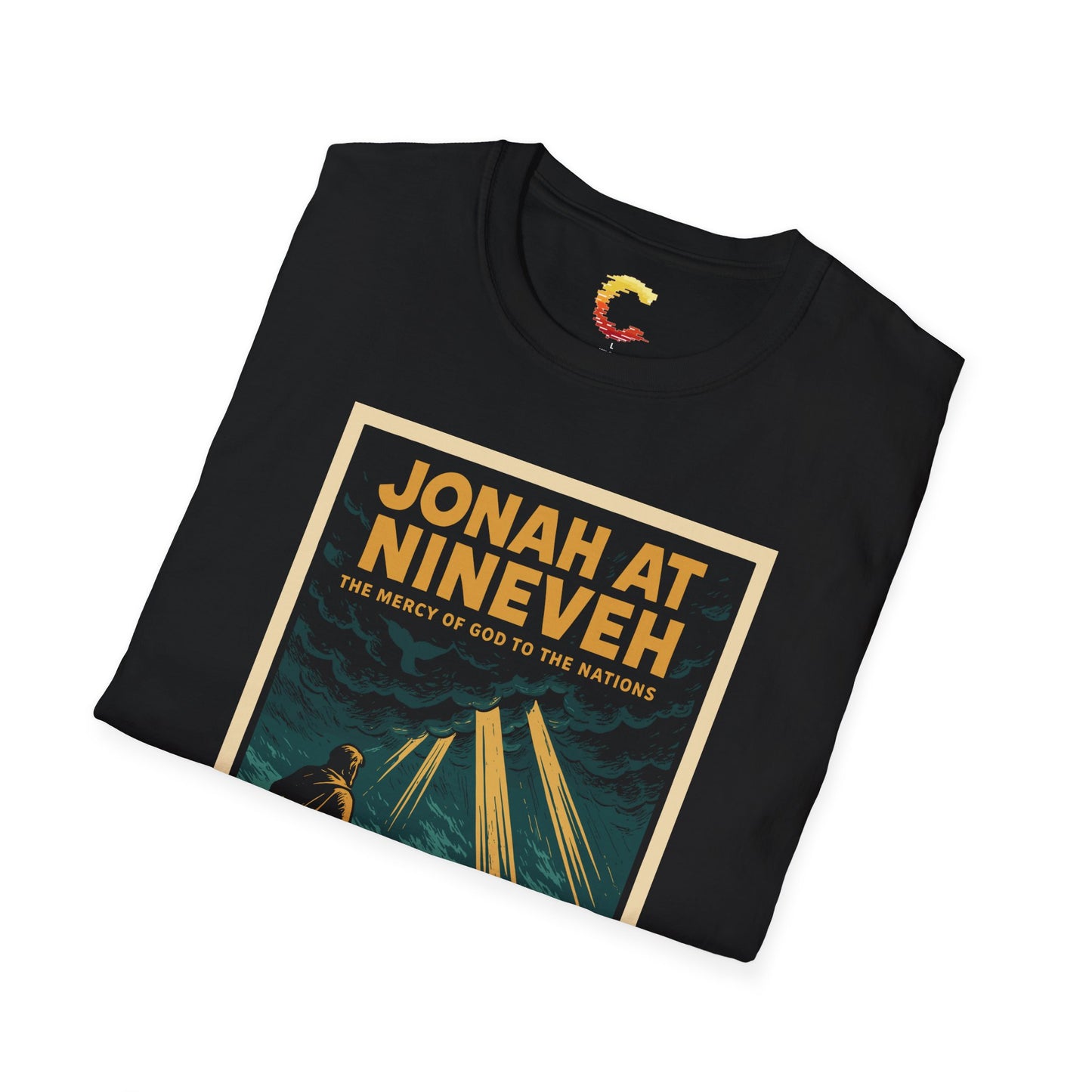 Jonah at Nineveh – Graphic Novel Mercy Tee