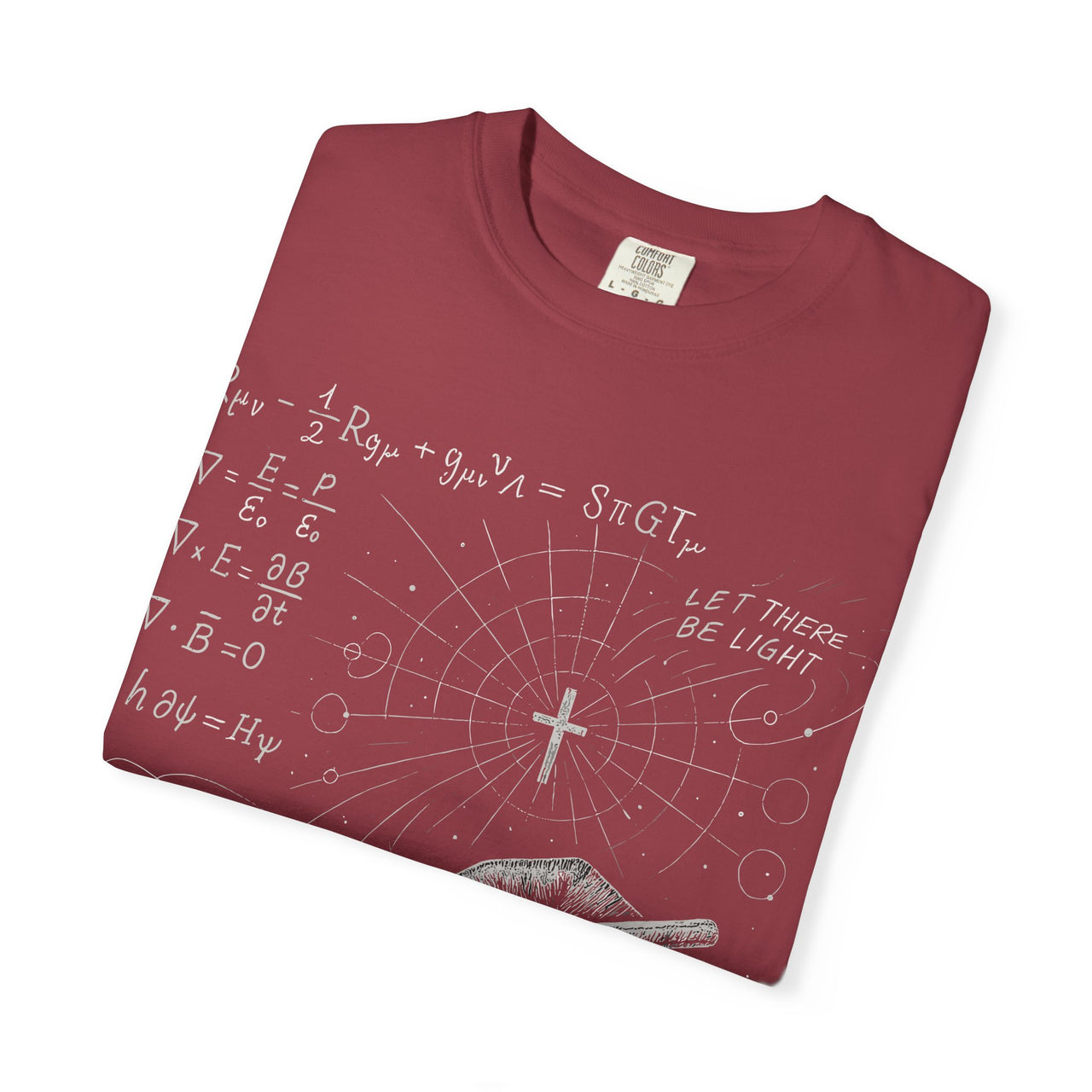 Not Chaos Christ Physics and Faith Christian Tee