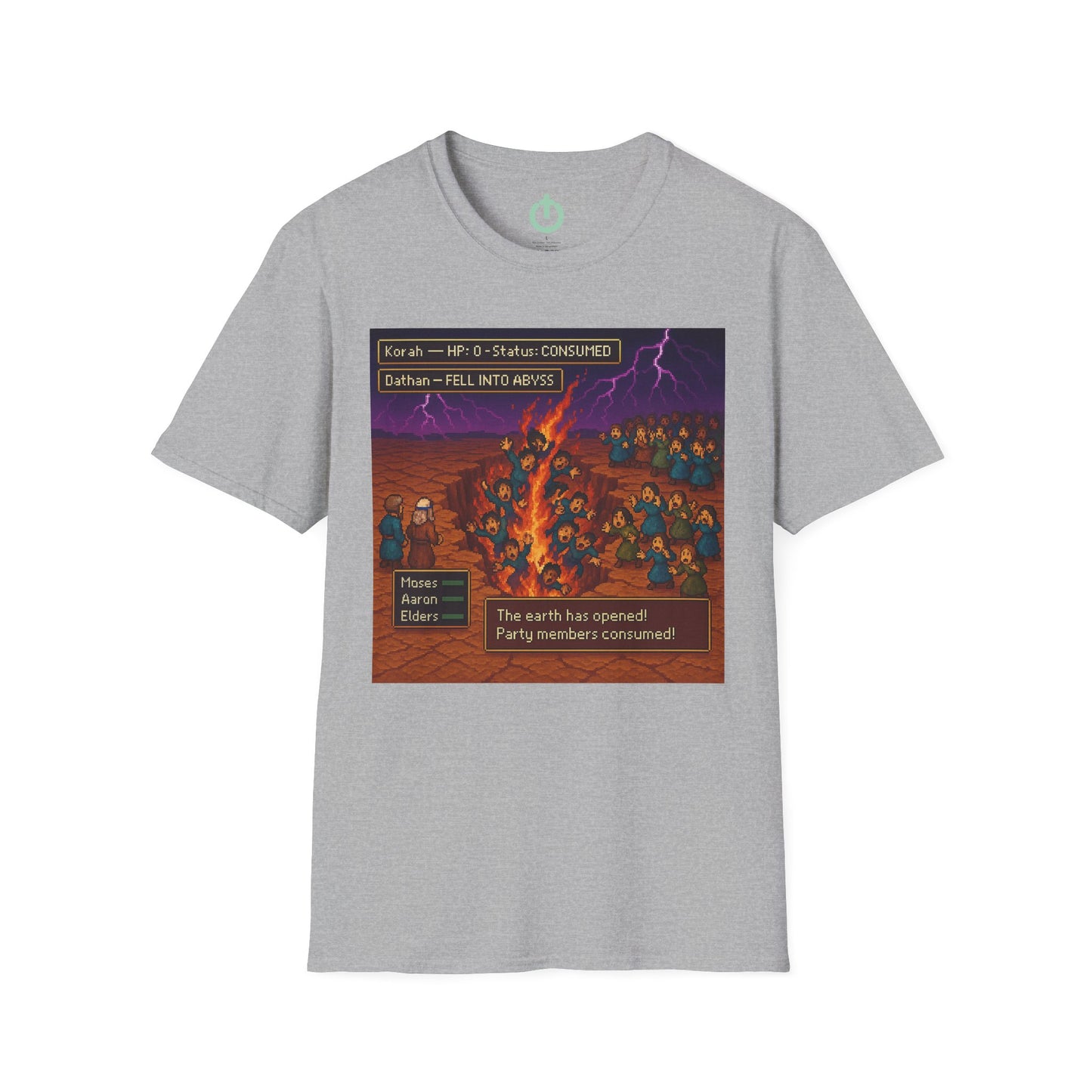 The Earth Has Opened! Retro RPG T-Shirt – Numbers 16 Edition