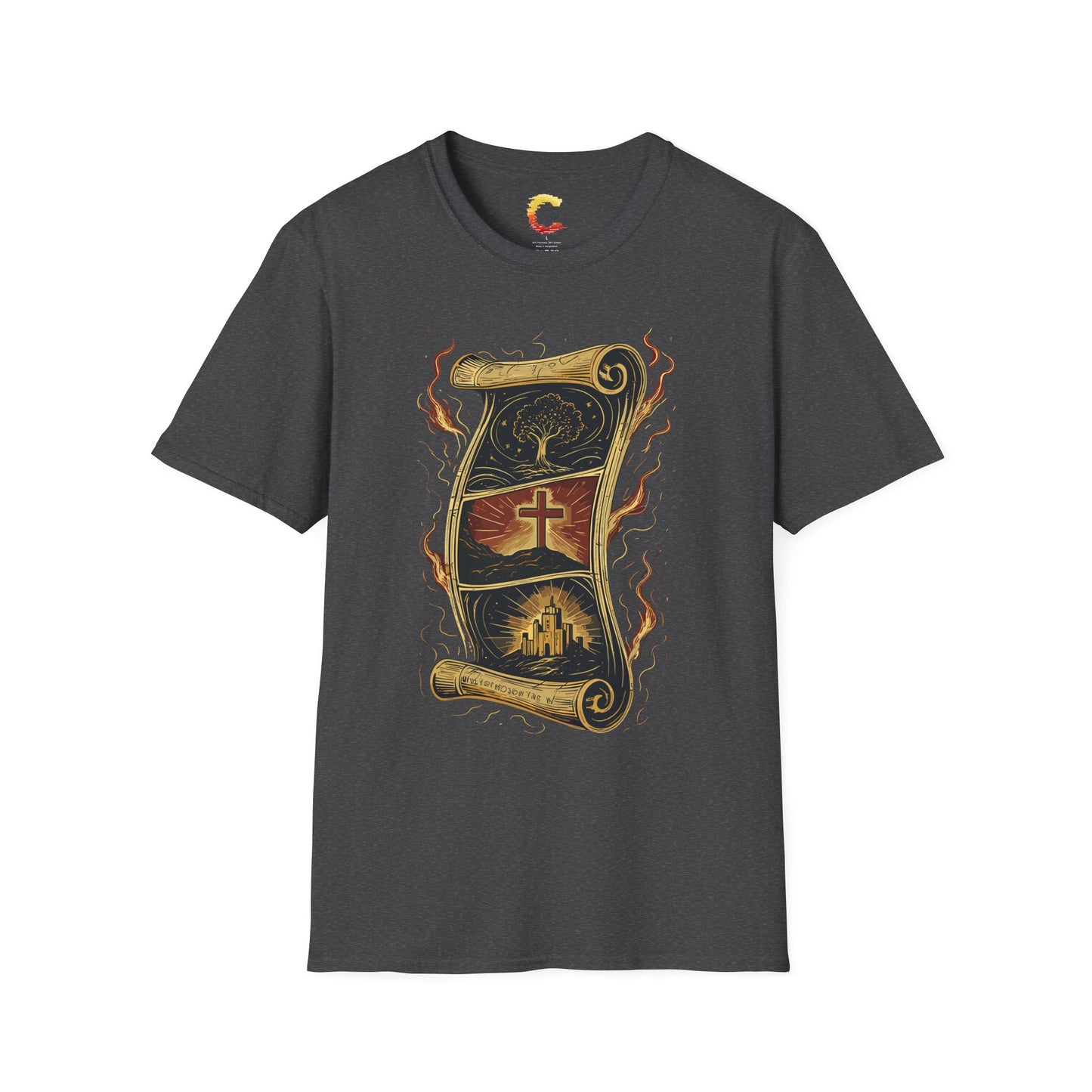 "The Scroll Still Unfolds" – Epic Biblical Saga Tee