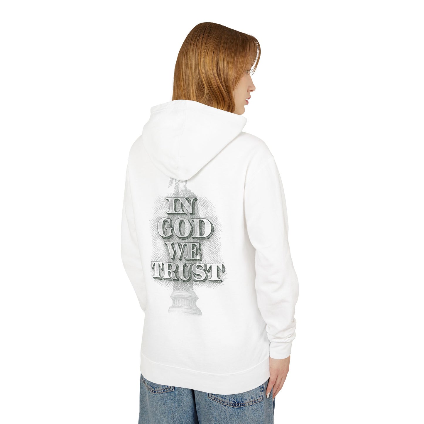 Inspirational Unisex Hoodie, Lightweight Sweatshirt for Faith, Gift for Church Events, Cozy Casual Wear, Religious Apparel