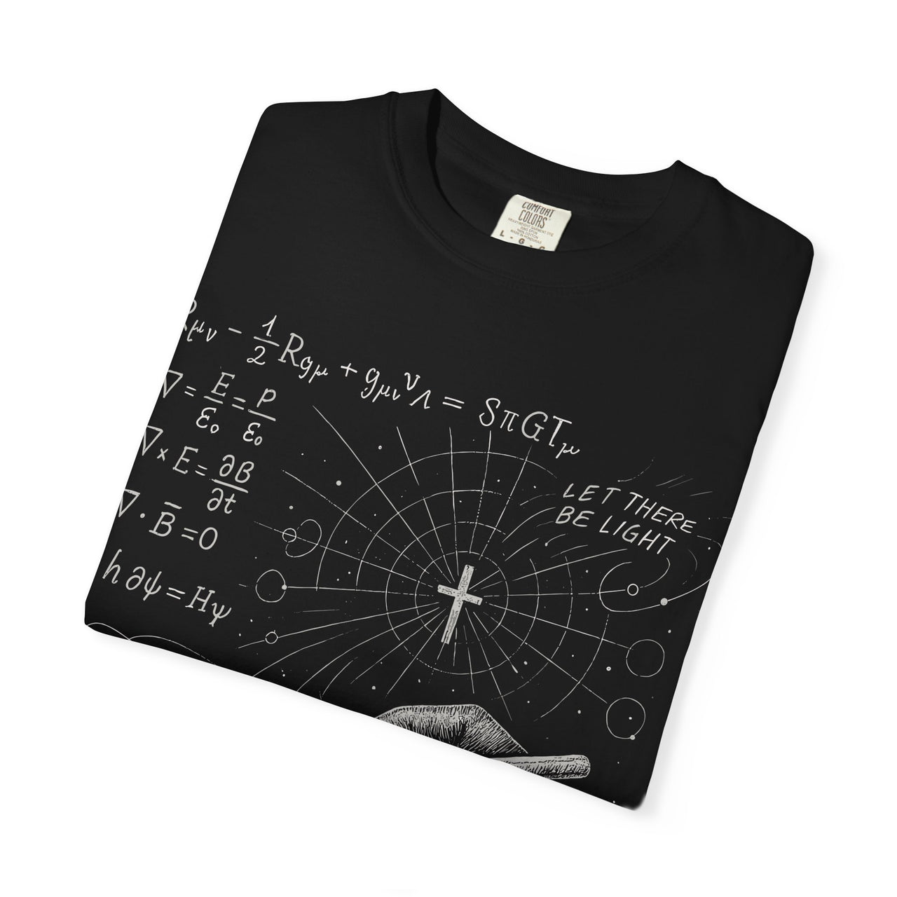 Not Chaos Christ Physics and Faith Christian Tee