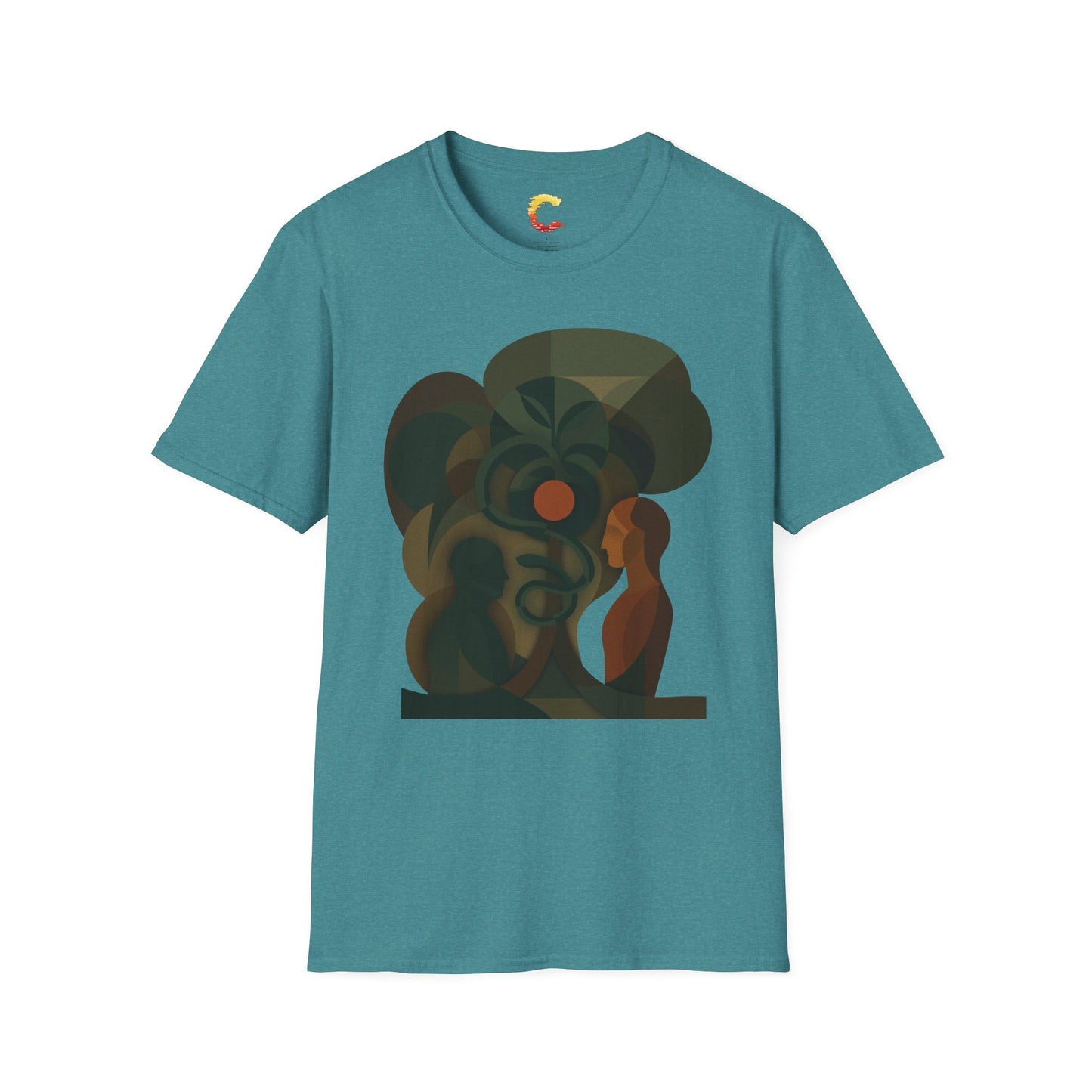 The Fall – Genesis 3 Abstract Tee | Christian Graphic Tee