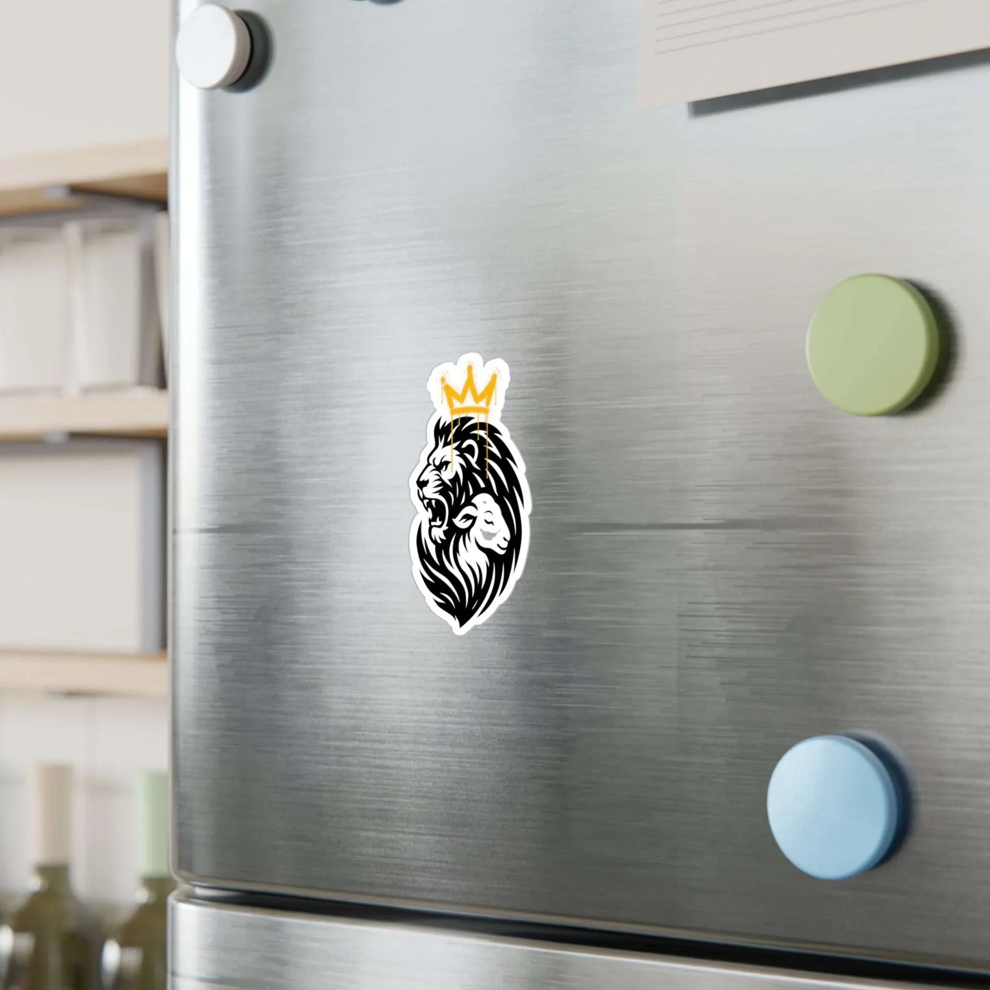 Tribal Lion and Lamb Vinyl Decals - Ctrl Alt Believe
