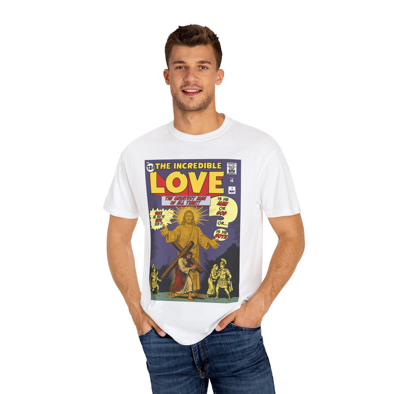 The Incredible Love - Silver Age Comic Christian Tee